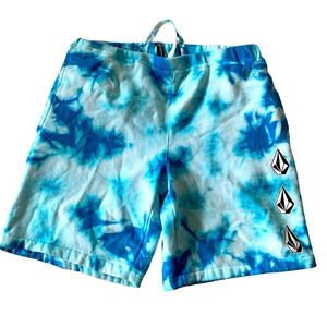 Volcom Men's Iconic Stone Fleece Tie Dye SweatShorts